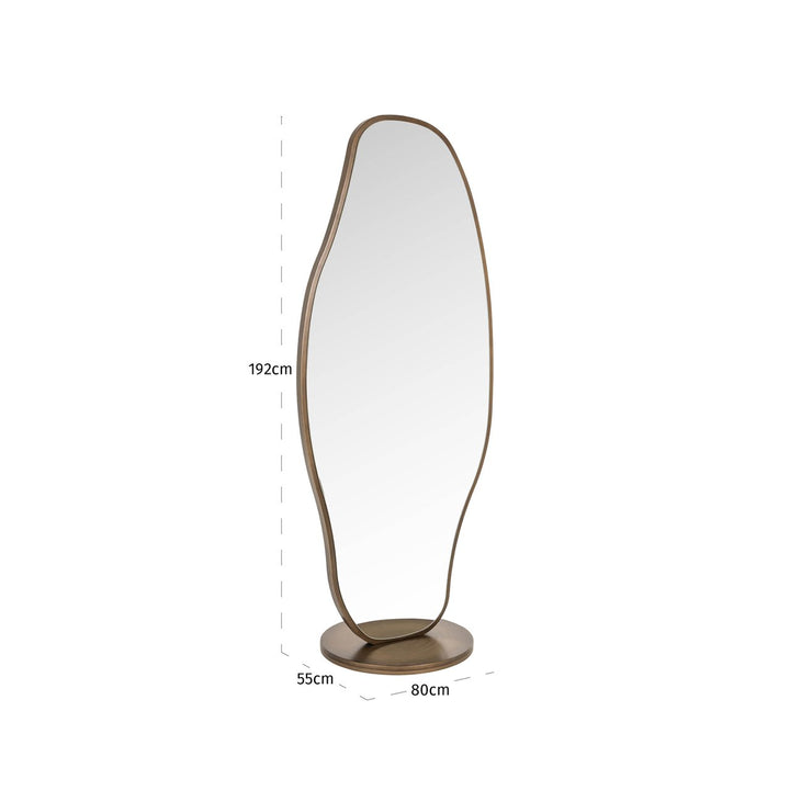 Spiegel Jalyce brushed gold