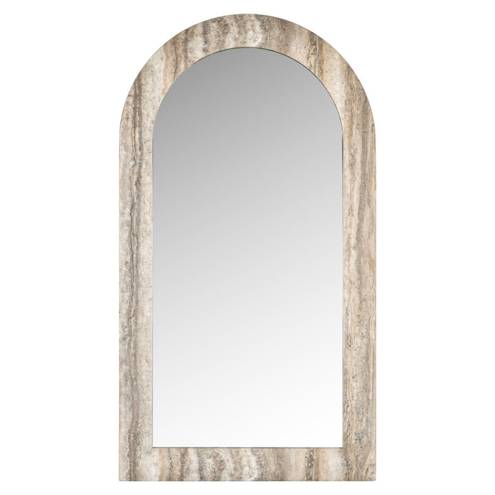 Spiegel Calvo grey faux travertine