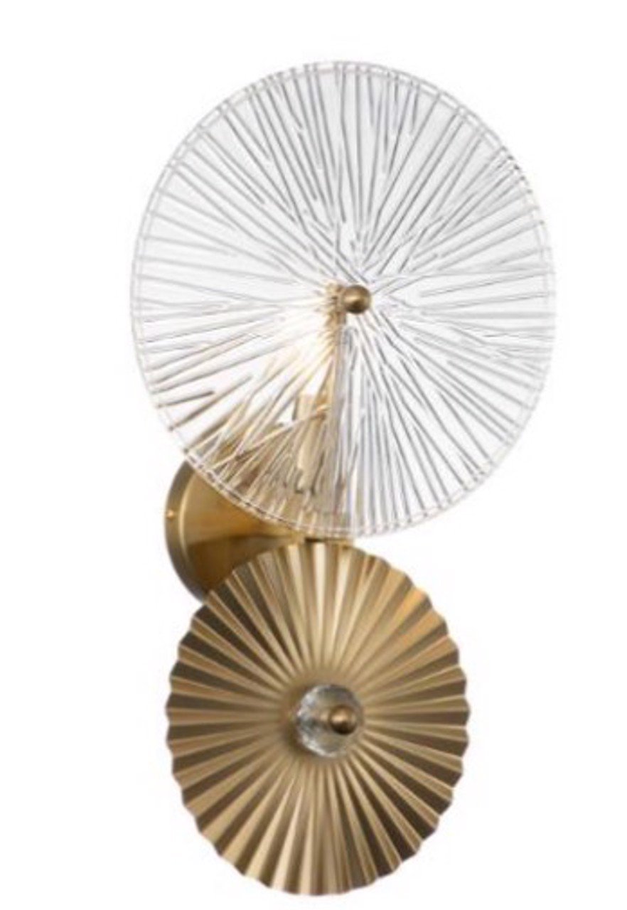 Wandlamp Otis brushed gold