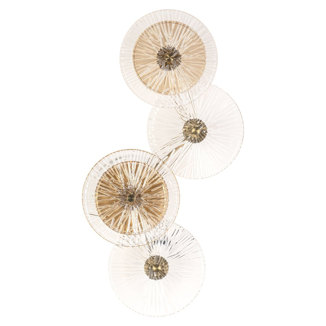 Wandlamp Linzi brushed gold