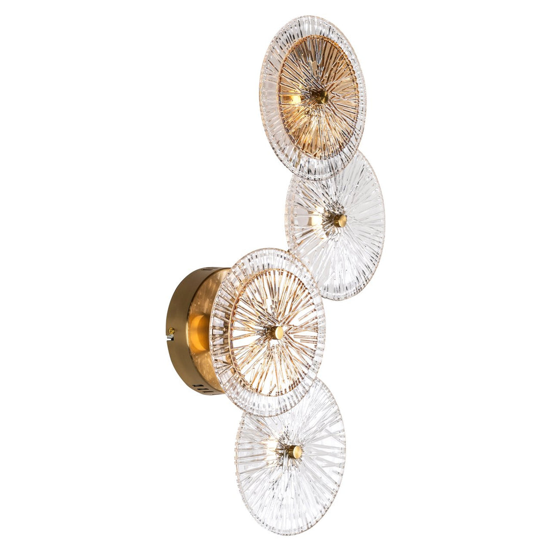 Wandlamp Linzi brushed gold