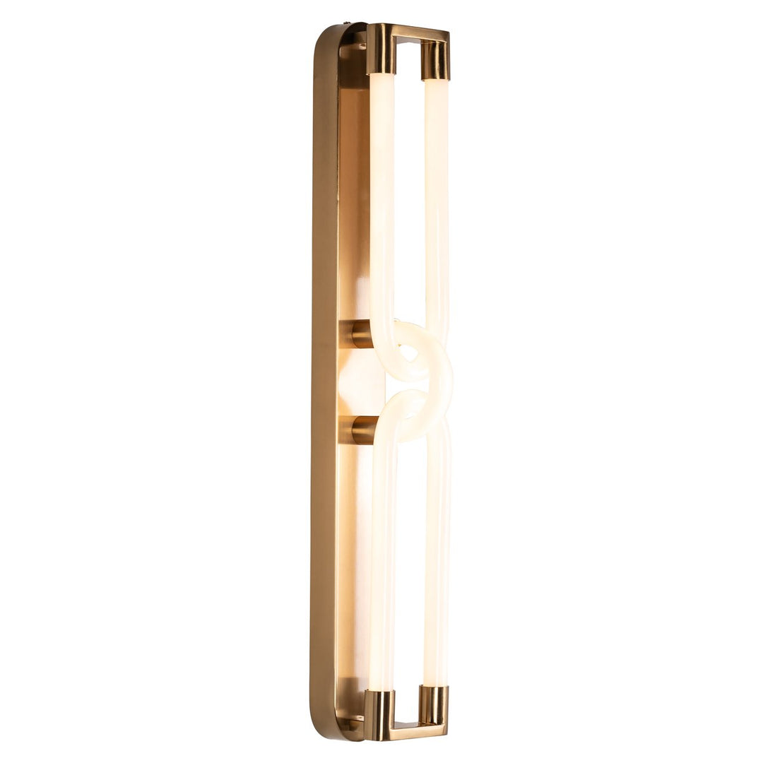 Wandlamp Lysa brushed gold