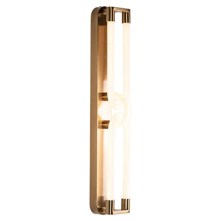 Wandlamp Lysa brushed gold