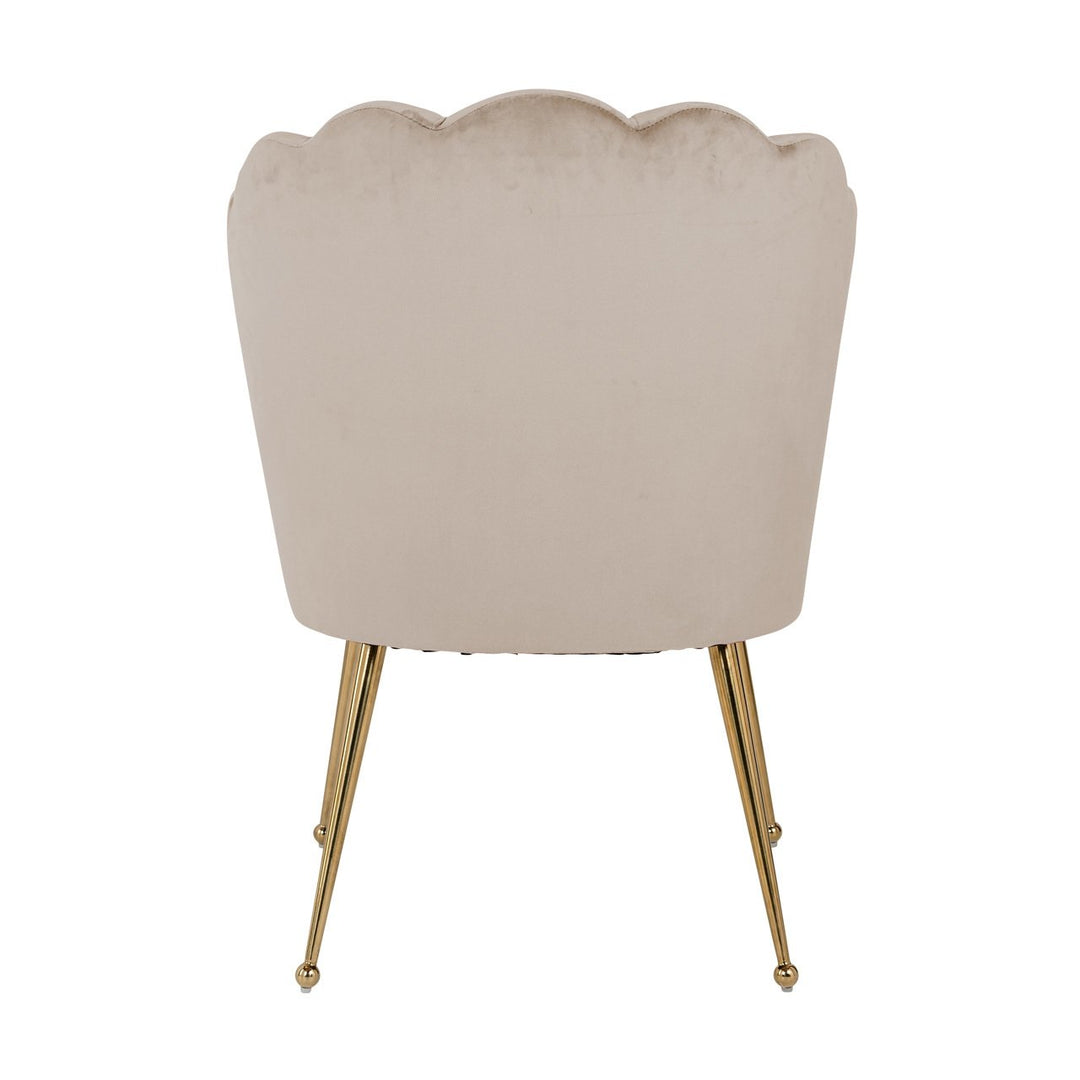 Eetkamerstoel Pippa khaki velvet