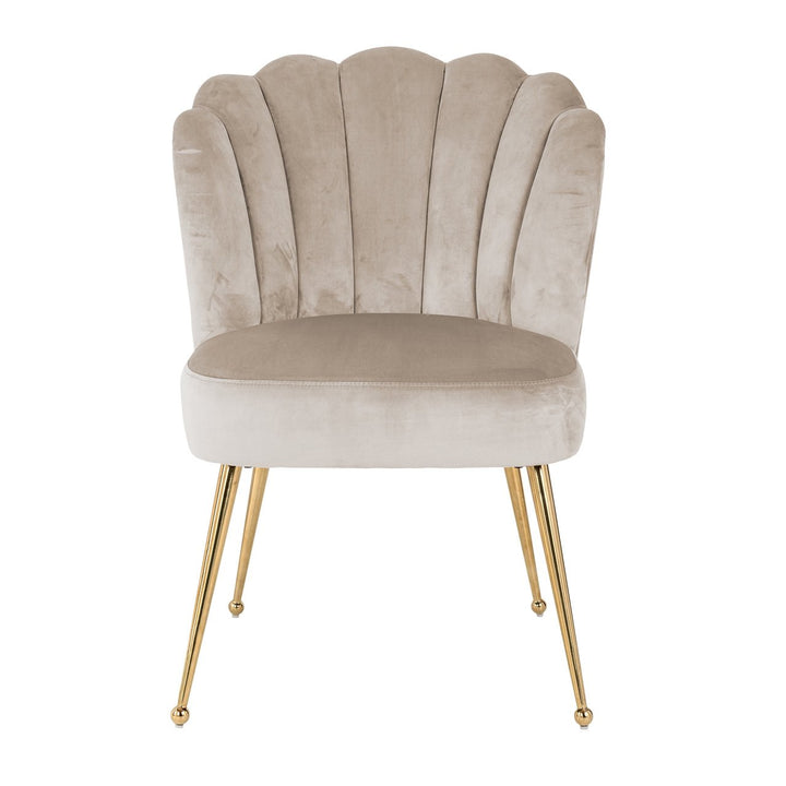 Eetkamerstoel Pippa khaki velvet