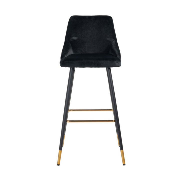 Barstoel Imani black velvet (Set of 2)