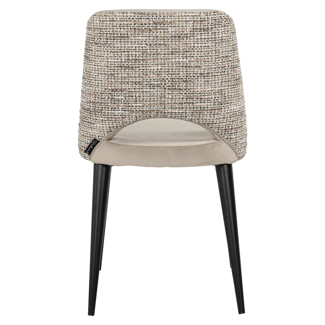 Eetkamerstoel Tabitha trendy nature fire retardant (Set of 2)