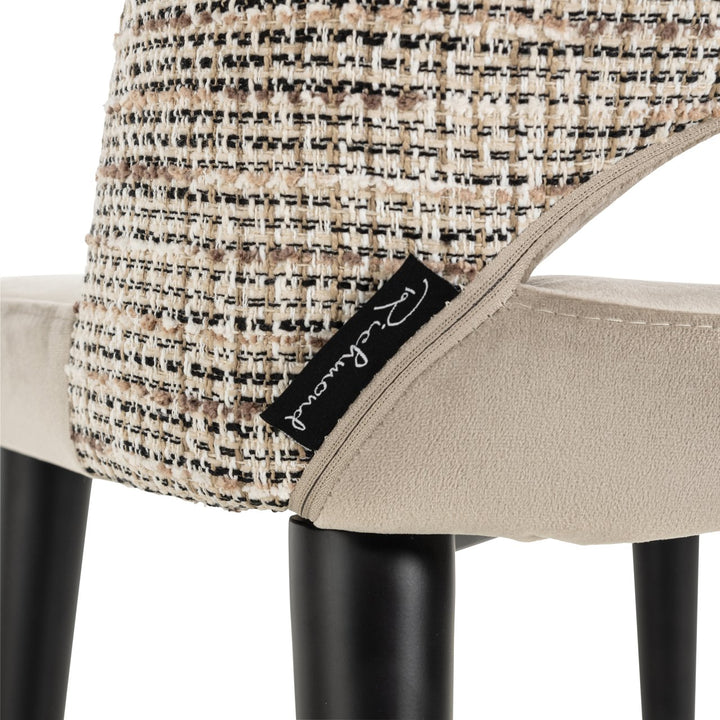Eetkamerstoel Tabitha trendy nature fire retardant (Set of 2)
