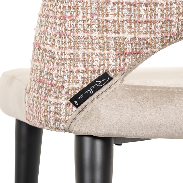 Eetkamerstoel Tabitha trendy rose (Set of 2)