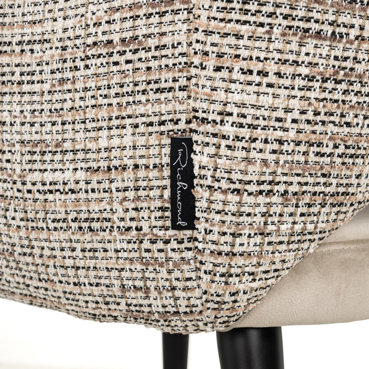 Eetkamerstoel Giovanna trendy nature / khaki velvet fire retardant