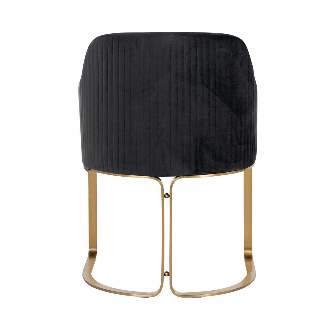 Eetkamerstoel Hadley quartz anthracite fire retardant