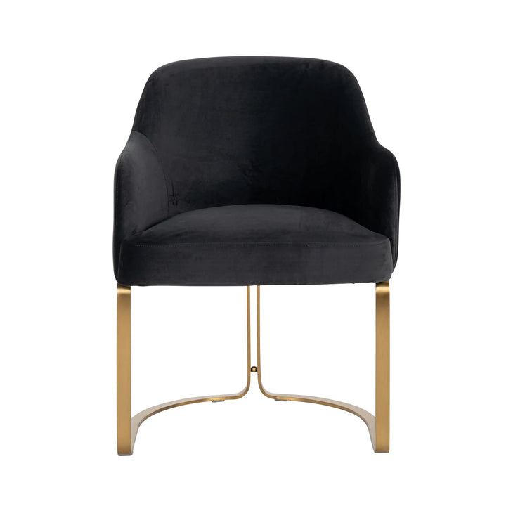 Eetkamerstoel Hadley quartz anthracite fire retardant
