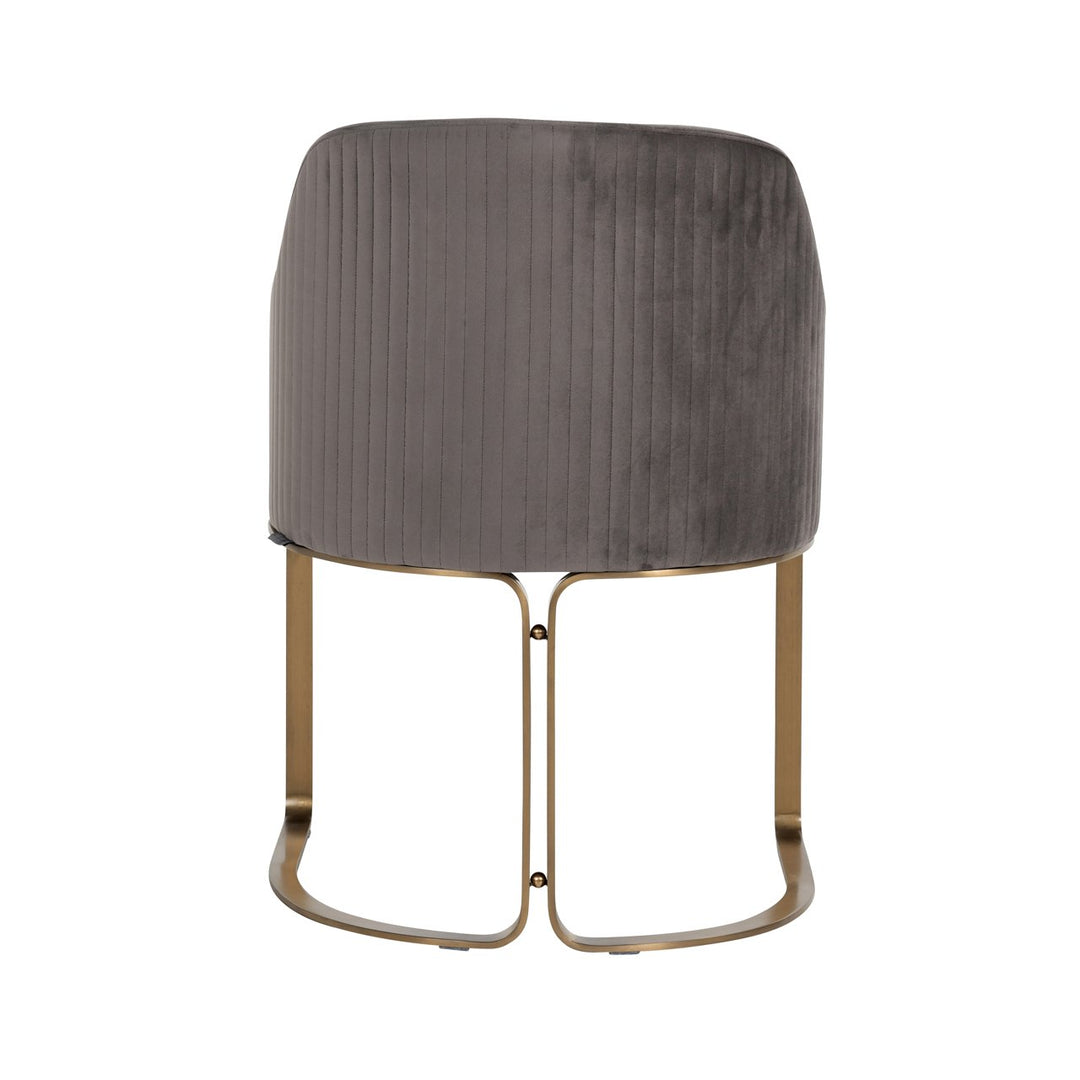 Eetkamerstoel Hadley stone velvet