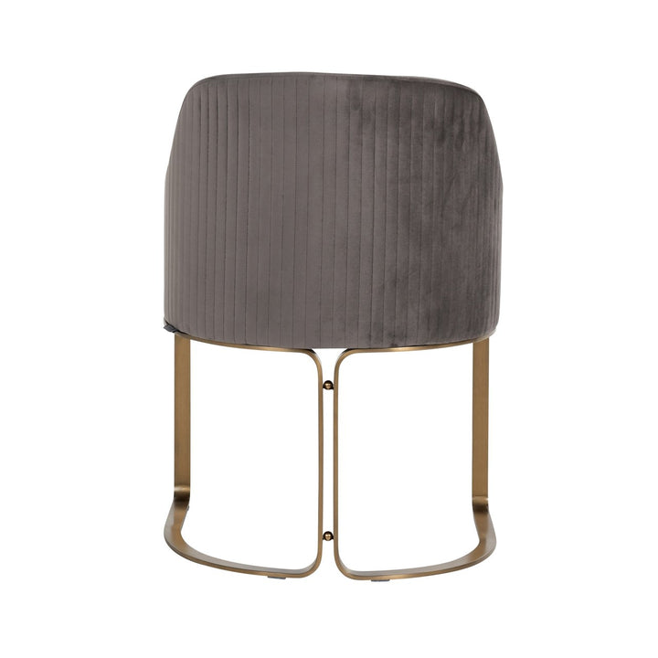 Eetkamerstoel Hadley stone velvet