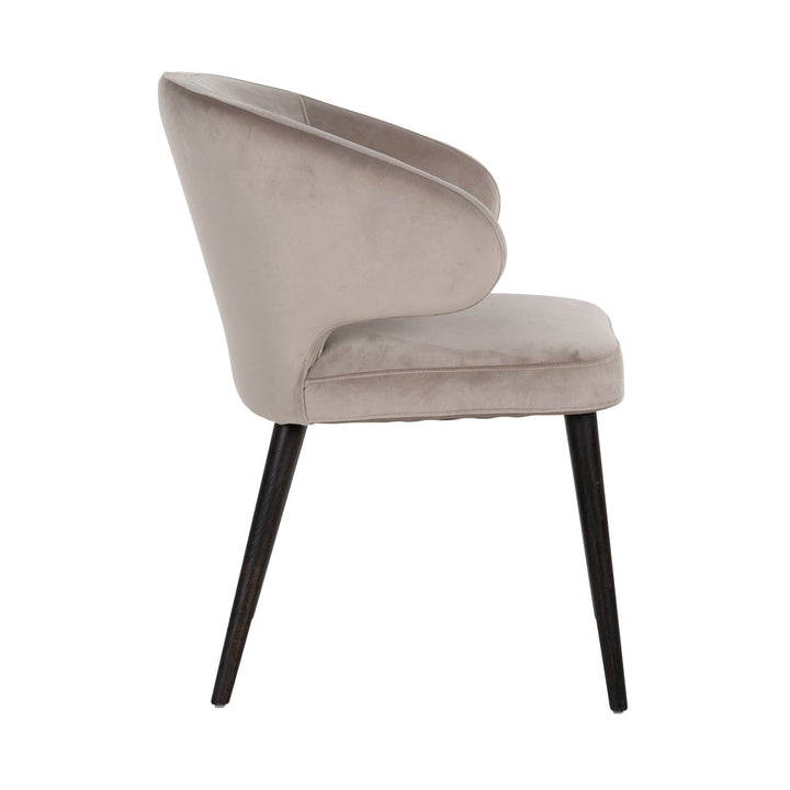 Eetkamerstoel Indigo khaki velvet
