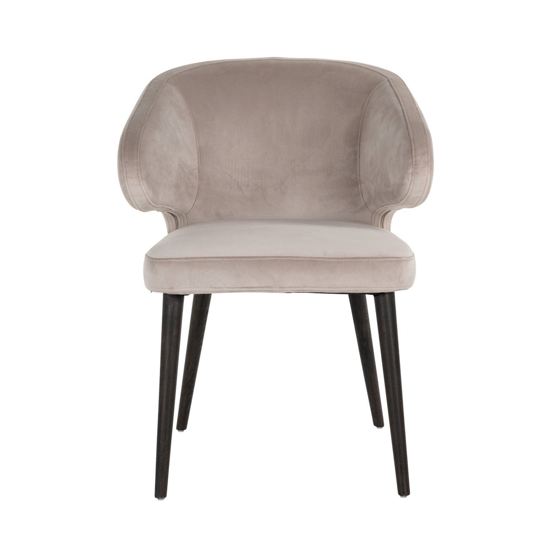 Eetkamerstoel Indigo khaki velvet