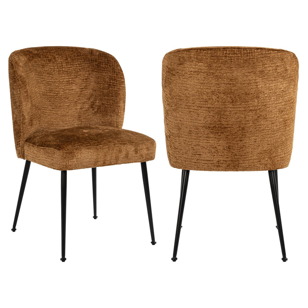 Eetkamerstoel Fallon cognac fusion