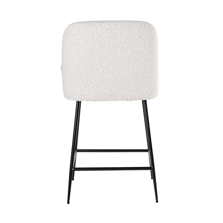Counterstoel Pullitzer white bouclé