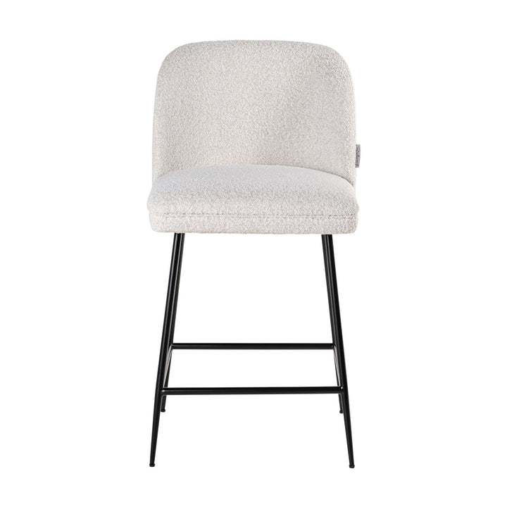 Counterstoel Pullitzer white bouclé