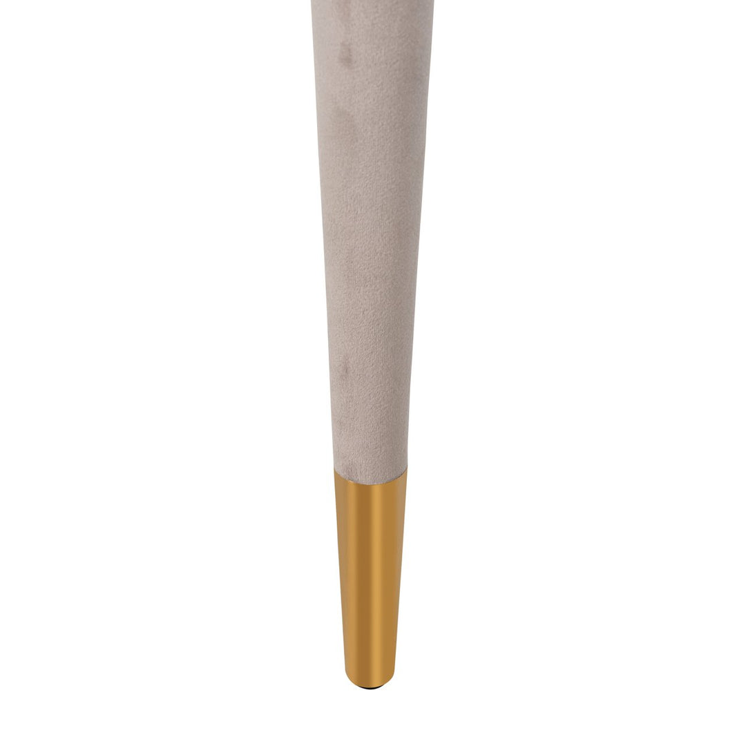 Eetkamerstoel Gia khaki velvet fire retardant