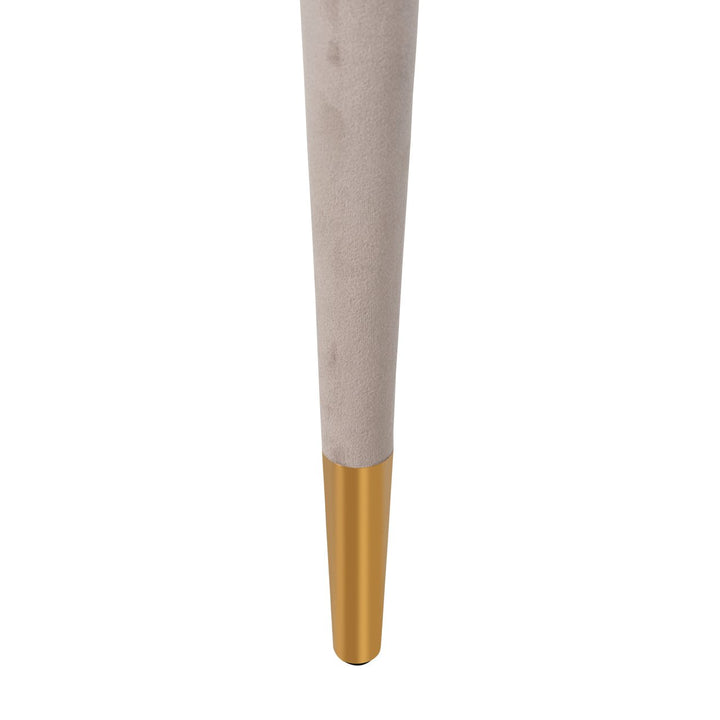 Eetkamerstoel Gia khaki velvet fire retardant