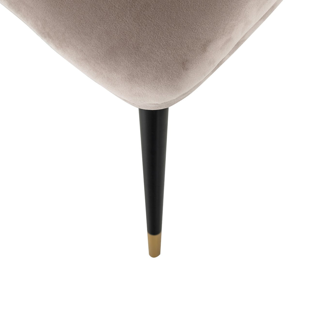Eetkamerstoel Alicia khaki velvet fire retardant