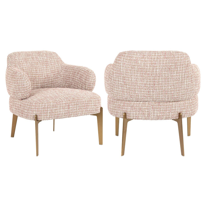 Lounge stoel Venus trendy rose