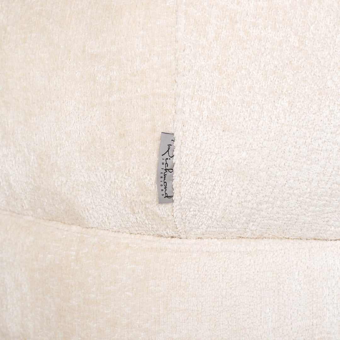 Lounge stoel Venus white chenille