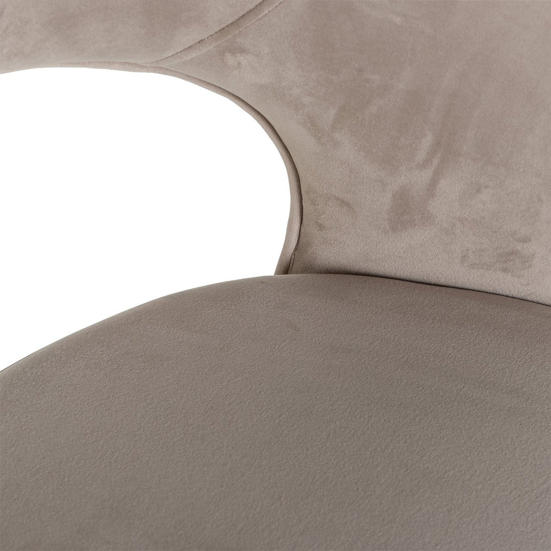 Eetkamerstoel Savoy khaki velvet