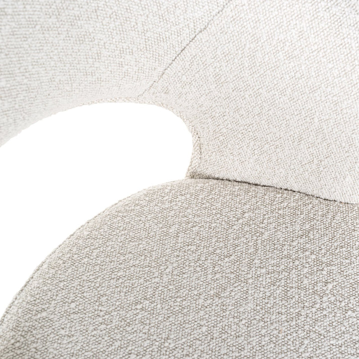 Counterstoel Savoy white bouclé