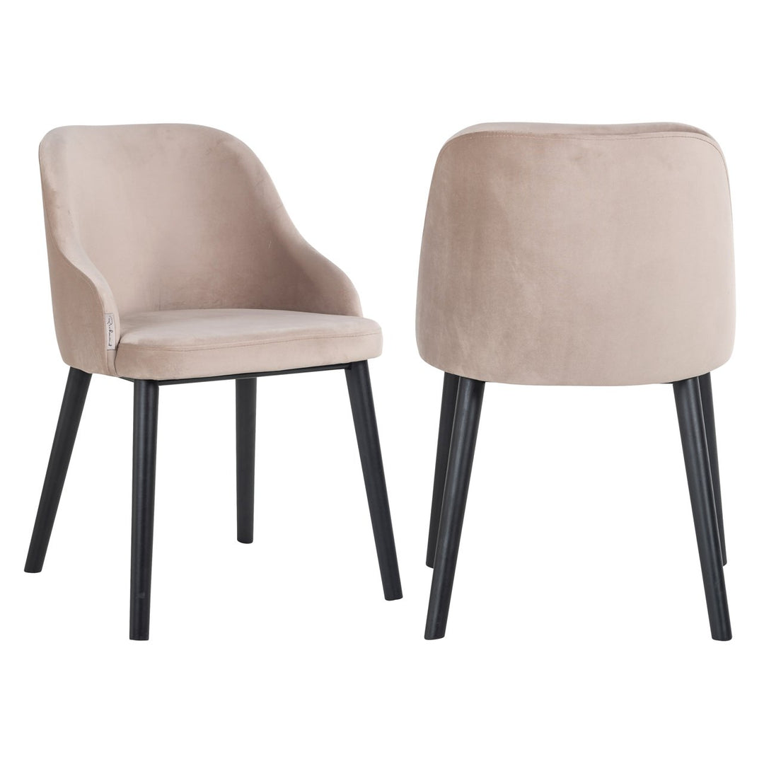 Eetkamerstoel Twiggy khaki velvet