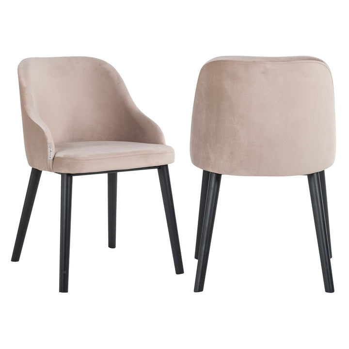 Eetkamerstoel Twiggy khaki velvet
