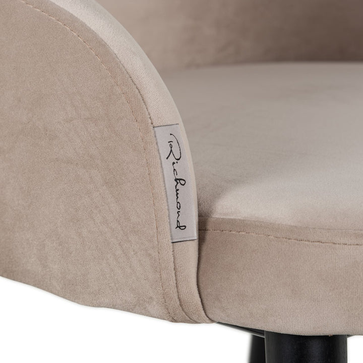 Eetkamerstoel Twiggy khaki velvet