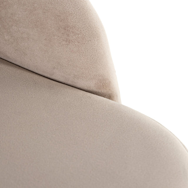 Eetkamerstoel Twiggy khaki velvet