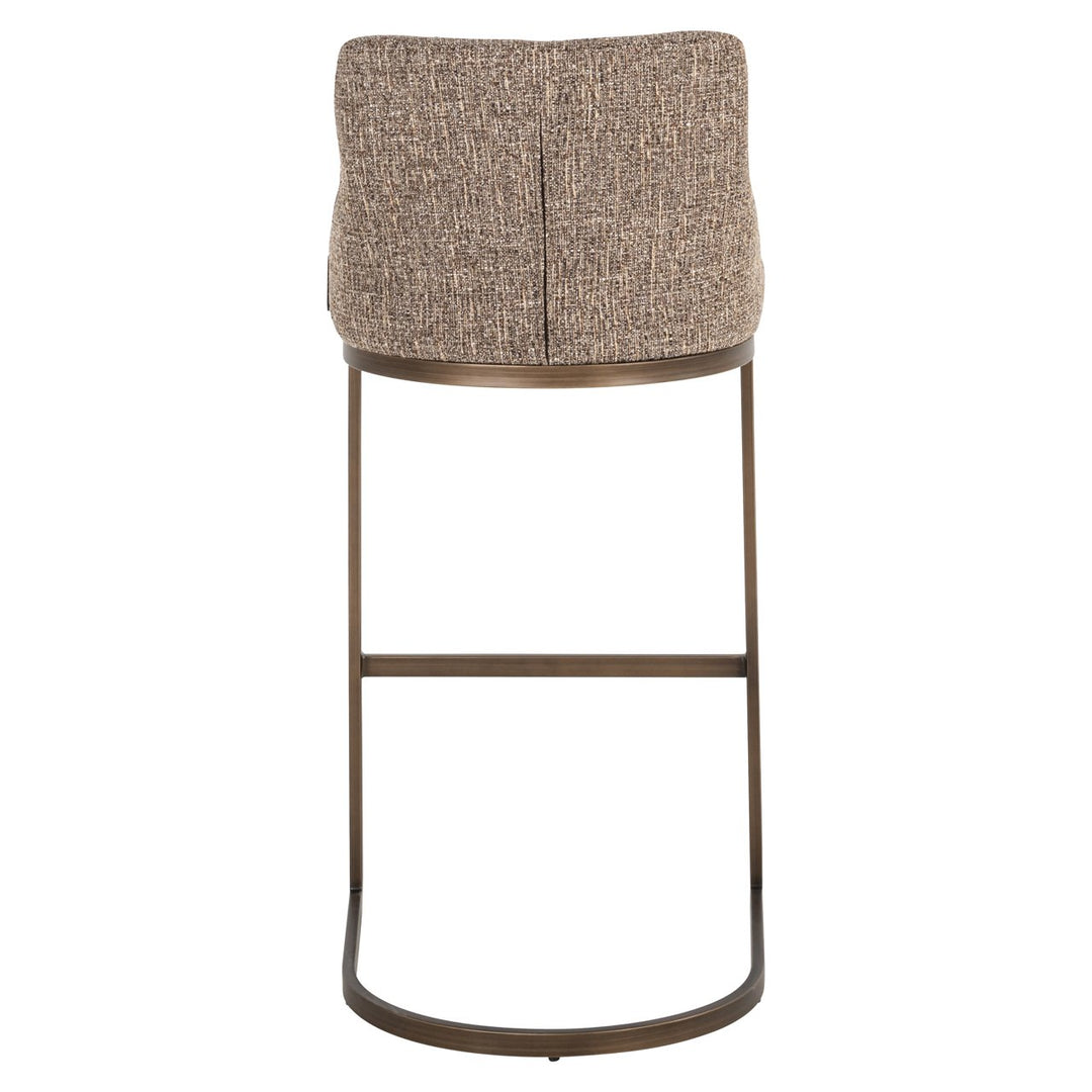 Barstoel Bolton brown tweed (Set of 2)