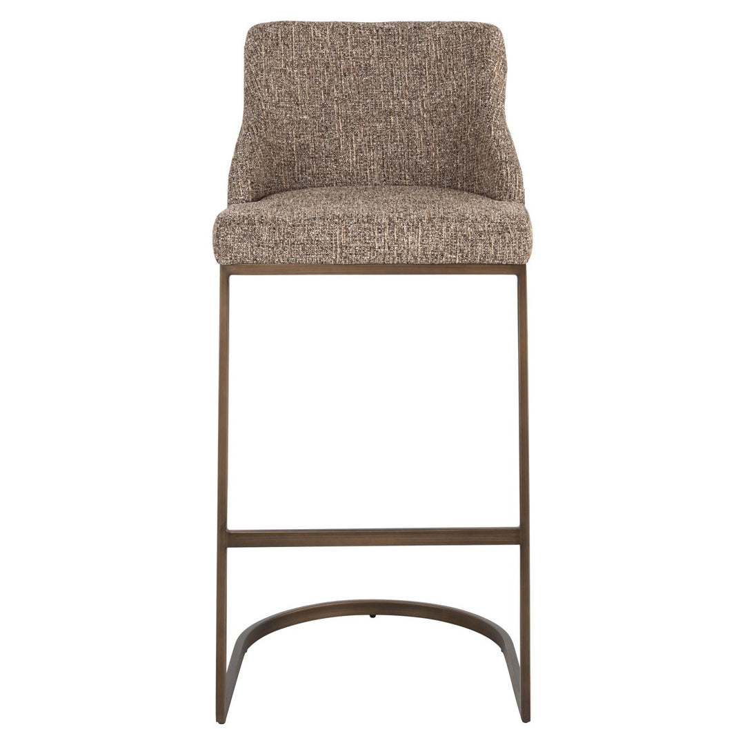 Barstoel Bolton brown tweed (Set of 2)
