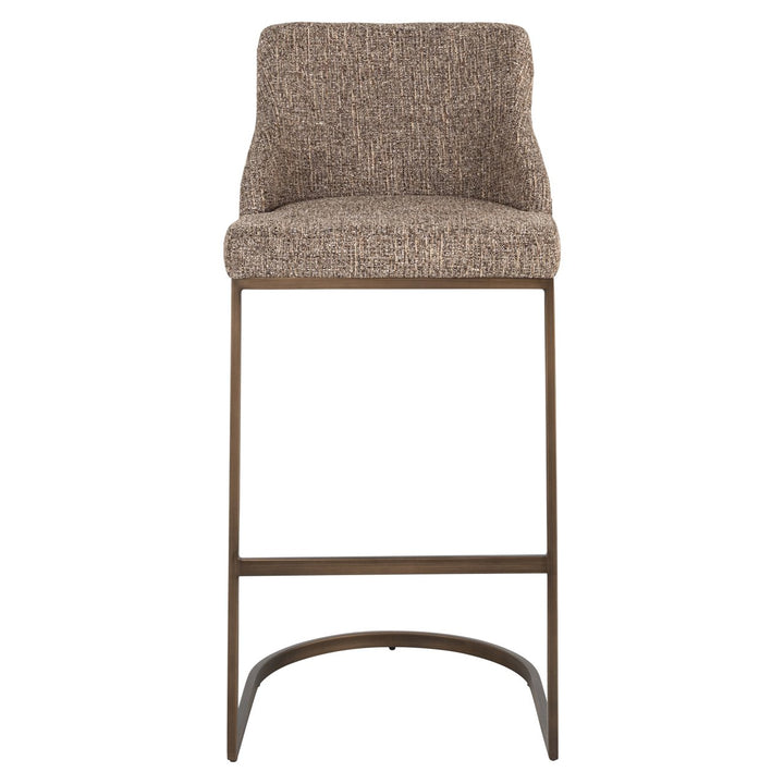 Barstoel Bolton brown tweed (Set of 2)
