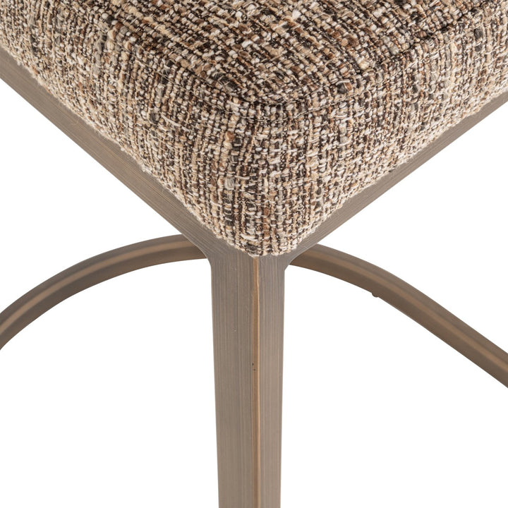 Barstoel Bolton brown tweed (Set of 2)
