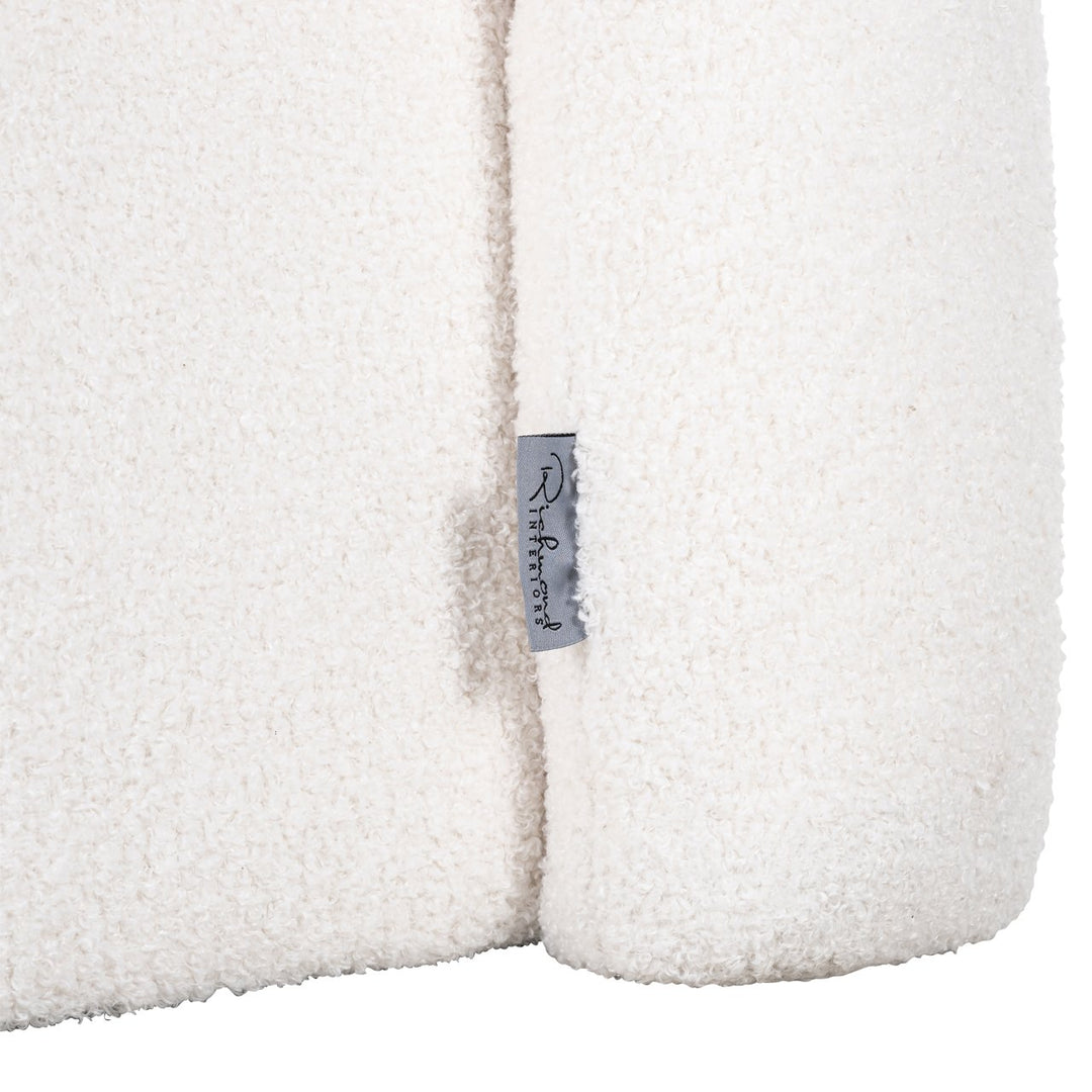 Lounge stoel Dana white furry