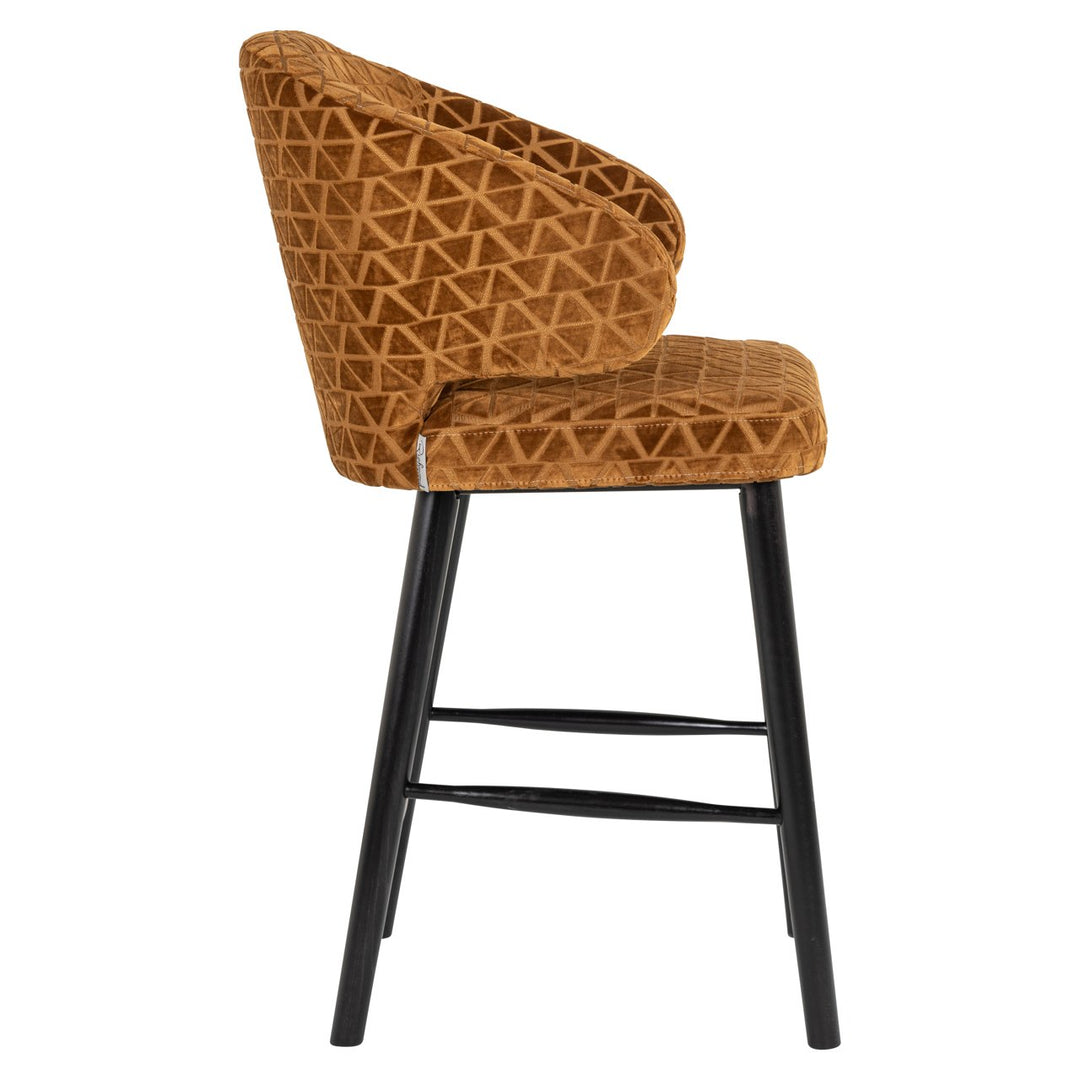 Counterstoel Indigo old gold triangle