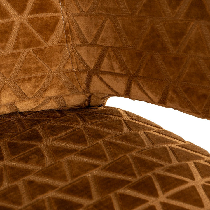 Counterstoel Indigo old gold triangle