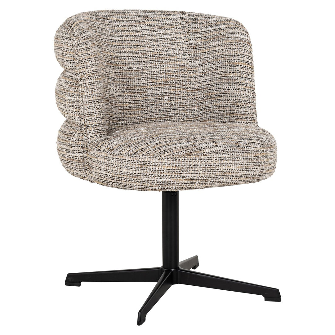 Eetkamerstoel Alexander Jones beige coco swivel (Chadwick)
