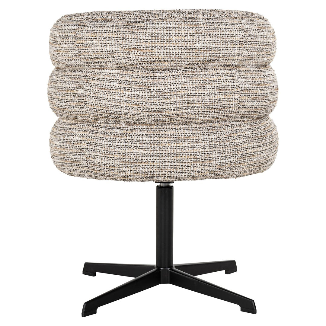 Eetkamerstoel Alexander Jones beige coco swivel (Chadwick)