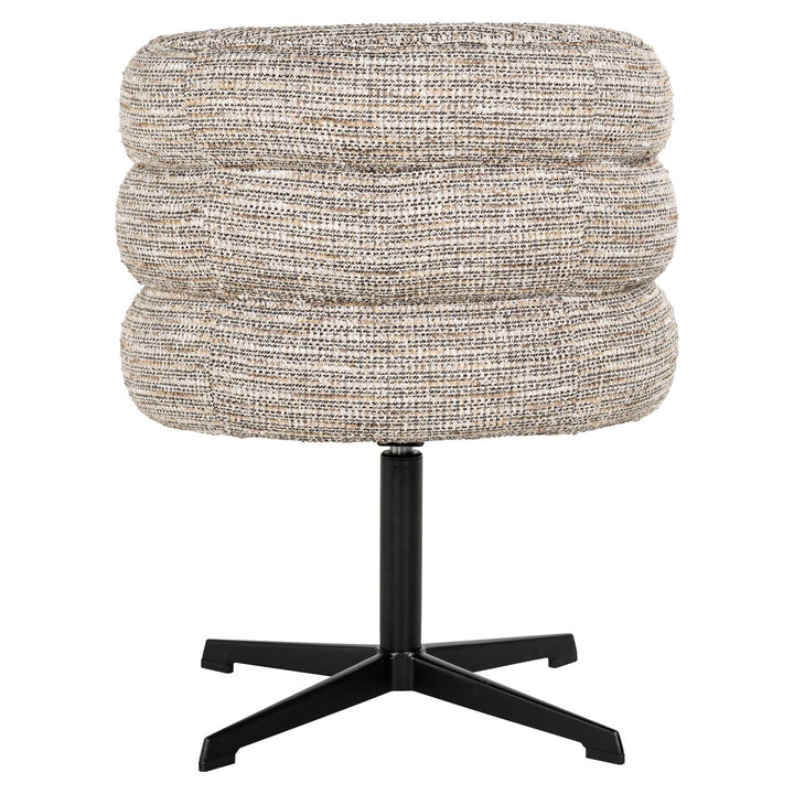 Eetkamerstoel Alexander Jones beige coco swivel (Chadwick)