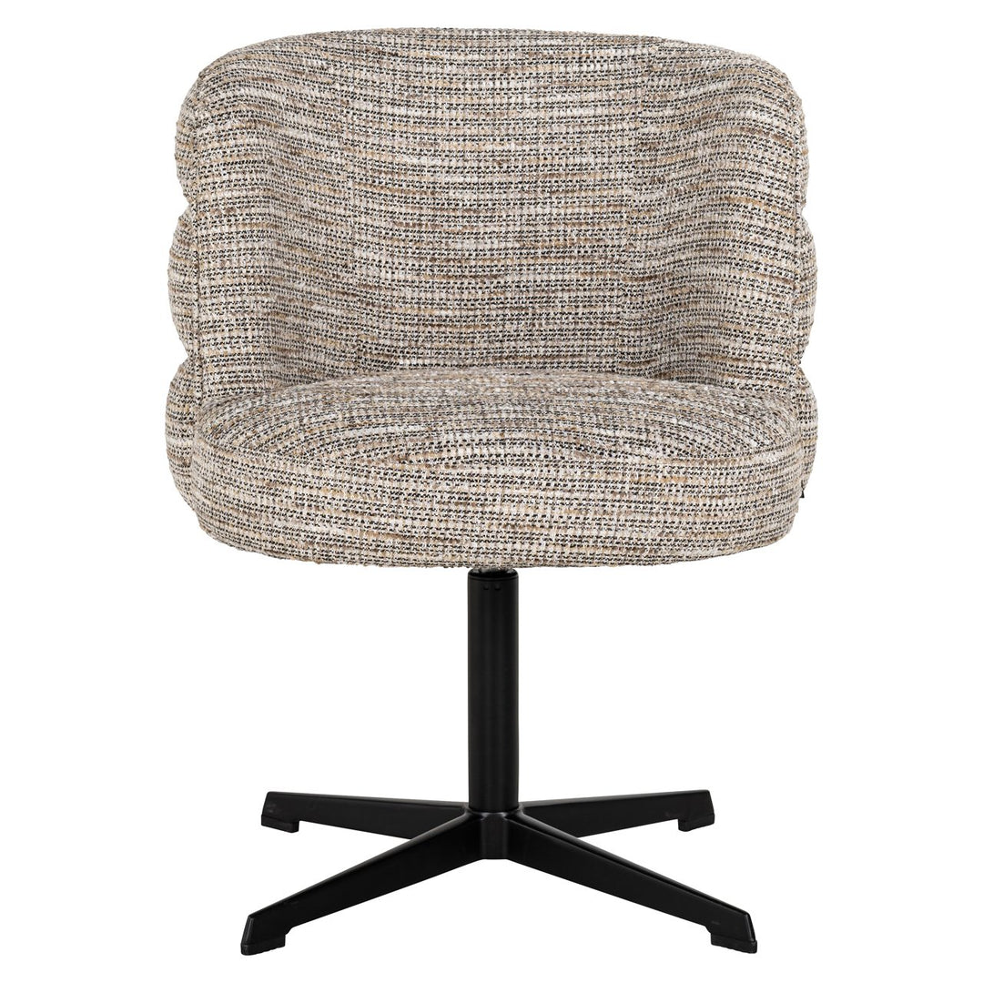 Eetkamerstoel Alexander Jones beige coco swivel (Chadwick)