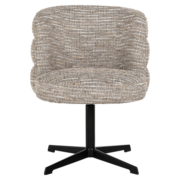 Eetkamerstoel Alexander Jones beige coco swivel (Chadwick)