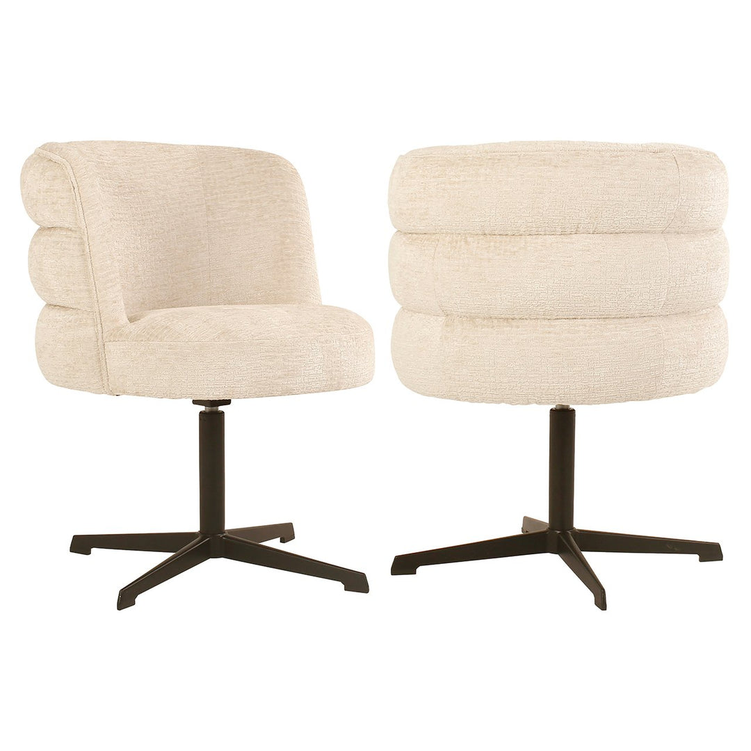 Eetkamerstoel Alexander Jones cream fusion swivel (Chadwick)