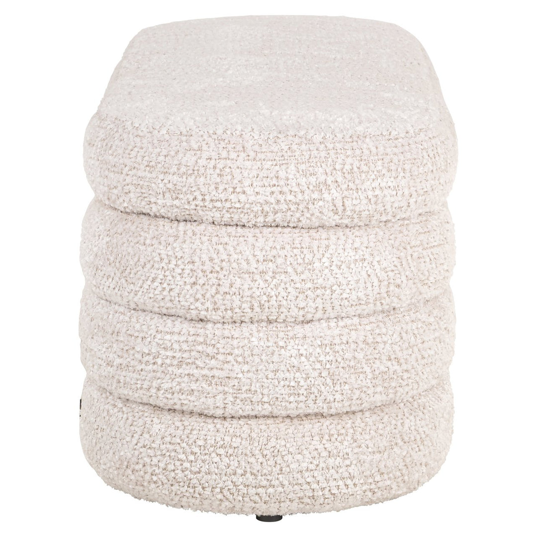 Poef & Voetenbank Camile lovely cream