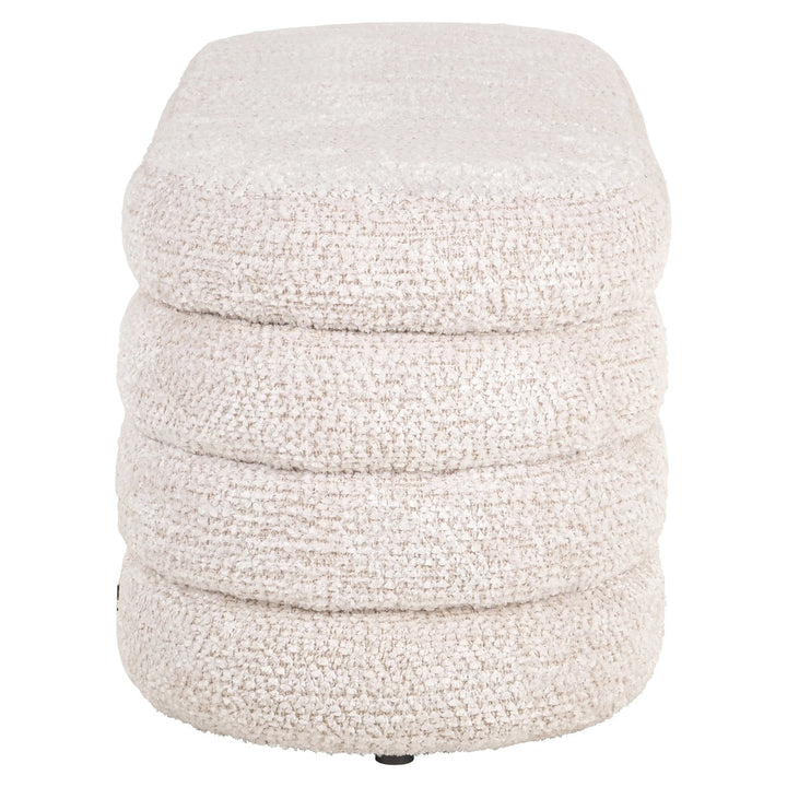 Poef & Voetenbank Camile lovely cream
