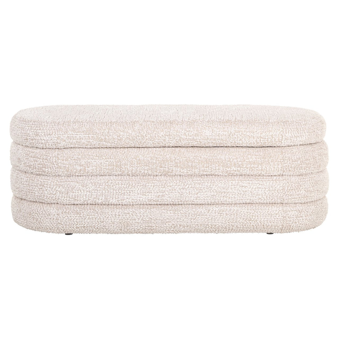 Poef & Voetenbank Camile lovely cream